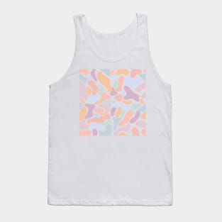 Pastel Abstract Mosaic pattern Tank Top